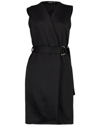 Boohoo Aimee Belted D Ring Sleeveless Duster