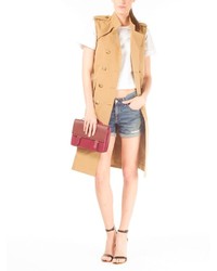 Band Of Outsiders Coated Sleeveless Trench