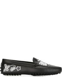 Camouflage Leather Loafers