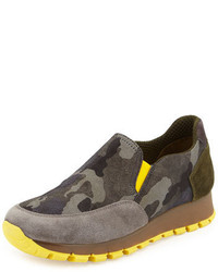 Camouflage Slip-on Sneakers