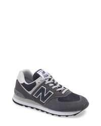 New Balance 574 Classic Sneaker In Greynavy At Nordstrom