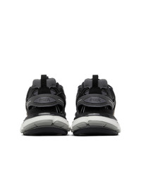 Balenciaga Black And Grey Track Sneakers