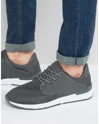 Brave Soul Breckham Trainers In Grey