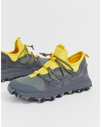 Timberland Brooklyn Trainers In Grey And Yellow