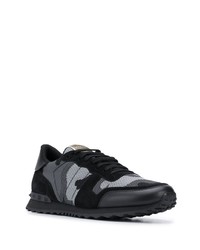 Valentino Garavani Camouflage Rockrunner Low Top Sneakers