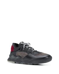 Kiton Contrast Panel Low Top Sneakers