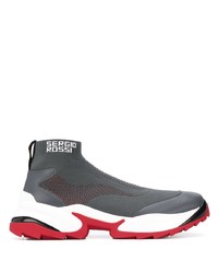 Sergio Rossi Extreme Sock Style Sneakers