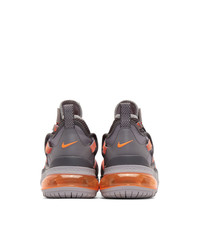 Nike Grey And Orange Air Max 270 Bowfin Sneakers