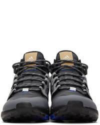 adidas Originals Grey Black Terrex Trailmarker Mid Sneakers