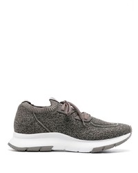 Gianvito Rossi Low Top Knit Sneakers