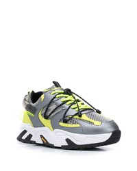 Iceberg Neon Trimmed Low Top Trainers