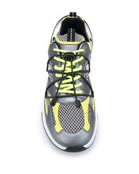 Iceberg Neon Trimmed Low Top Trainers