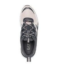 Ea7 Emporio Armani Panelled Low Top Sneakers