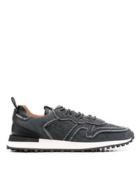 Buttero Panelled Low Top Trainers