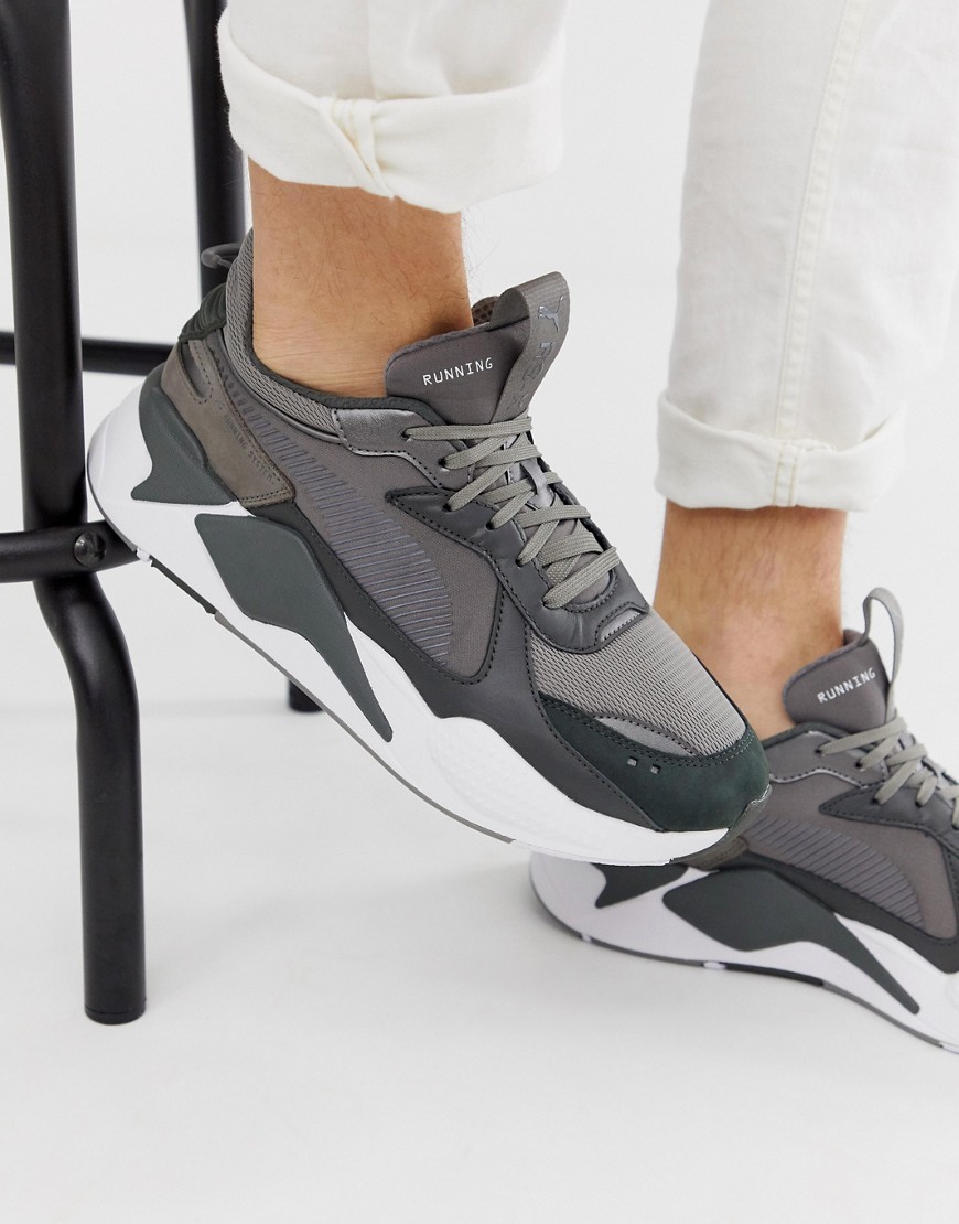 Puma Rs X Trophy Trainers In Grey, $116 