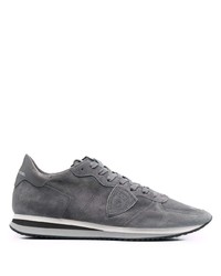 Philippe Model Paris Trpx Daim Low Top Leather Sneakers