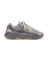 adidas Originals Yeezy Boost 700 V2 Mesh Suede And Leather Sneakers