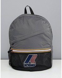 K-Way Le Vrai 30 Francois Packaway Backpack In Grey Smoke