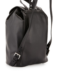 Prada Soft Calfskin Medium Backpack Black