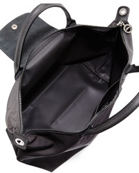 Longchamp Le Pliage Neo Medium Handbag With Strap Gray