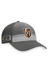 FANATICS Branded Charcoal Vegas Golden Knights Home Ice Snapback Hat At Nordstrom