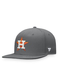 FANATICS Branded Graphite Houston Astros Snapback Hat