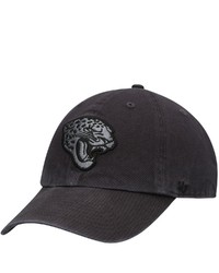 '47 Charcoal Jacksonville Jaguars Clean Up Tonal Adjustable Hat