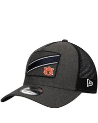 New Era Charcoalblack Auburn Tigers Incline 9forty Trucker Snapback Hat At Nordstrom