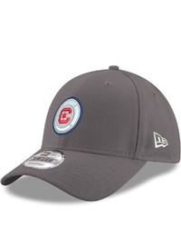 New Era Graphite Chicago Fire Team Logo 9forty Adjustable Hat At Nordstrom