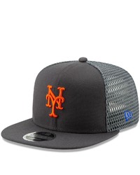 New Era Graphite New York Mets Mesh Fresh 9fifty Adjustable Snapback Hat At Nordstrom