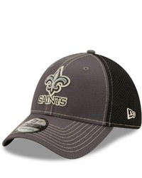 New Era Graphiteblack New Orleans Saints Neo Mesh 39thirty Flex Hat At Nordstrom