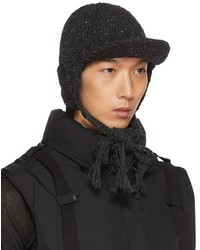 Hyein Seo Grey Wool Tassel Cap