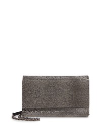 Charcoal Beaded Clutch
