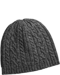 Auclair Cable Knit Beanie Hat Merino Wool