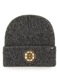 '47 Black Boston Bruins Brain Freeze Cuffed Knit Hat At Nordstrom