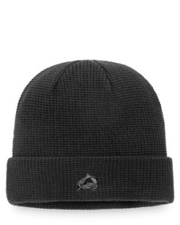 FANATICS Branded Black Colorado Avalanche Authentic Pro Black Ice Cuffed Knit Hat At Nordstrom