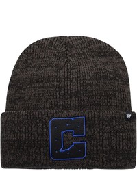 '47 Heathered Charcoal Indianapolis Colts Brain Freeze Tonal Cuffed Knit Hat In Heather Black At Nordstrom