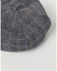 My Accessories Gray Check Beret