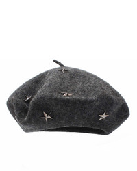 Romwe Star Beret Hat