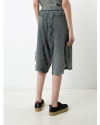 Lost & Found Ria Dunn Distressed Track Shorts