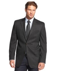 Andrew Fezza Jacket Charcoal Windowpane Sportcoat