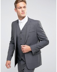 ASOS DESIGN Asos Skinny Suit Jacket In Charcoal
