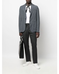 Officine Generale Buttoned Up Single Breasted Blazer