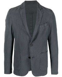 Officine Generale Buttoned Up Single Breasted Blazer
