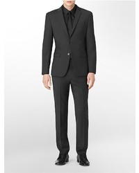 Calvin Klein X Fit Ultra Slim Fit Charcoal Suit Jacket