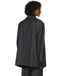Balenciaga Grey Light Check Jacket