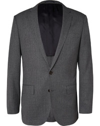 J.Crew Grey Ludlow Slim Fit Wool Travel Suit Jacket