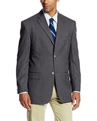 Haggar Solid Two Button Center Vent Sportcoat