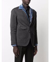 DSQUARED2 Layered Effect Single Breasted Blazer