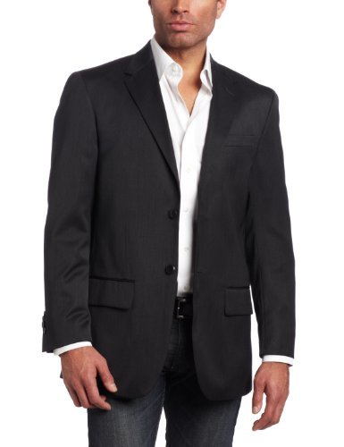Louis Raphael Men's Two Button Side Vent Flat Front Slim Fit Suit, Khaki,36SX28W  at  Men's Clothing store